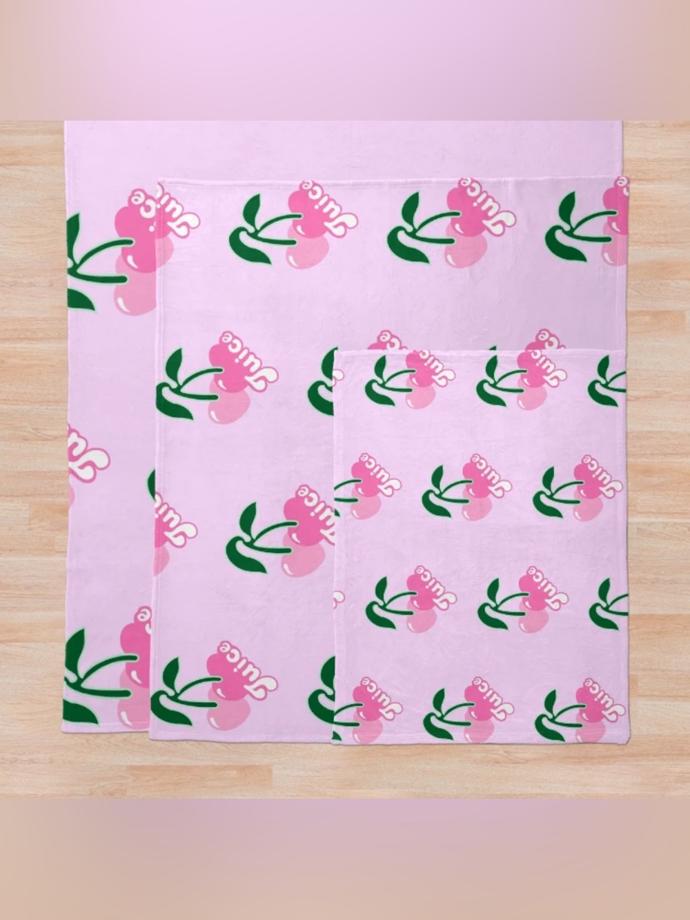🍒 Juicy Couture Inspired Gelato Cherry Throw Blanket 🍒